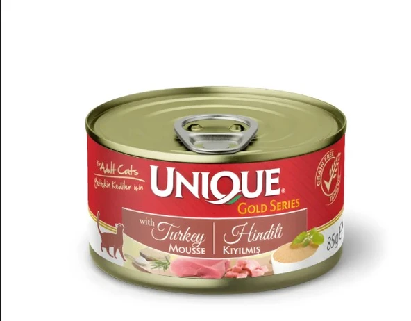 Unique Hindili Kıyılmış Kedi Konserve 85 gr - Resim 2