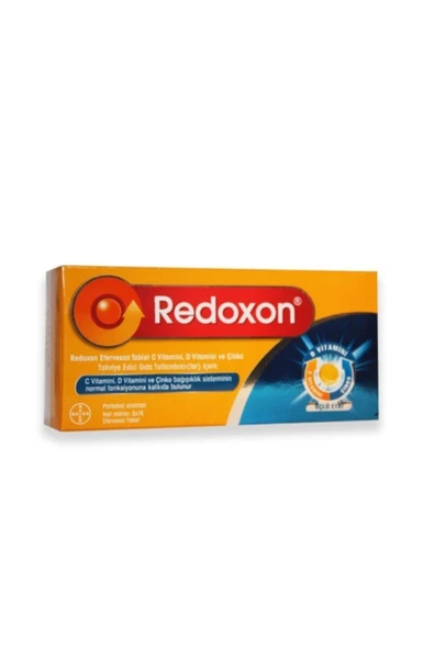 Redoxon (30 ADET) C Vitamini D Vitamini Çinko Üçlü Etki 2x15 Efervesan ürün görseli 1
