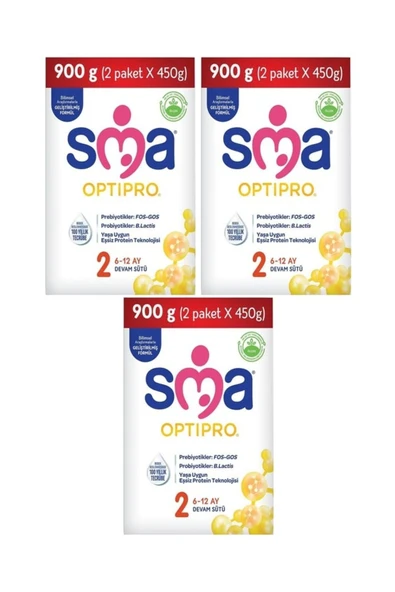 OPTIPRO 2 Numara 900 GR 3`lü Avantaj Paketi (2700 GR) ürün görseli 1