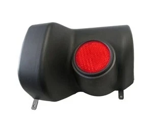 Mitsubishi L200 2006-2015 Pickup Arka Tampon Ucu Sağ Reflektörlü - Siyah Pütürsüz(Plastik) (Euro Body) (Oem No: 6410A742 ürün görseli 1