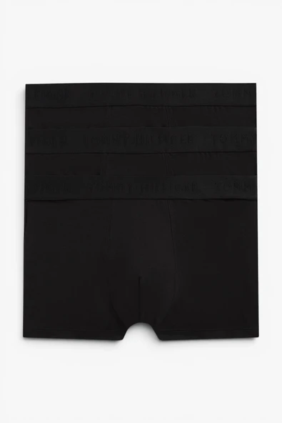 Tommy Hilfiger   3P TRUNK Erkek Siyah Boxer - UM0UM03755 ürün görseli 1