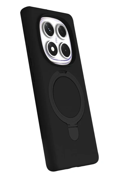Xiaomi Redmi Note 14 Pro 5G Regal Magsafe Standlı Kapak - Siyah ürün görseli 1