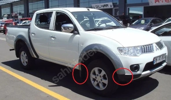 Mitsubishi L200 2010-2015 Pickup Arka Çamurluk Ağzı Plastiği Sol (Dodik) 4X2 (Oem No: Mzt202T03) ürün görseli 1