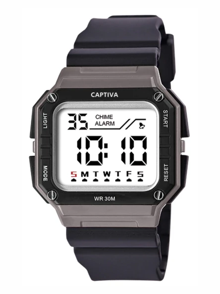 Captiva Digital 3 Atm Suya Dayanıklı Işık+Alarm+Kronometre+Takvimli Çoçuk Kol Saati CP.YN.26.M2 ürün görseli 1