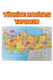 30X20 Orta Karton Türkiye Haritası Yap Boz ürün görseli 1