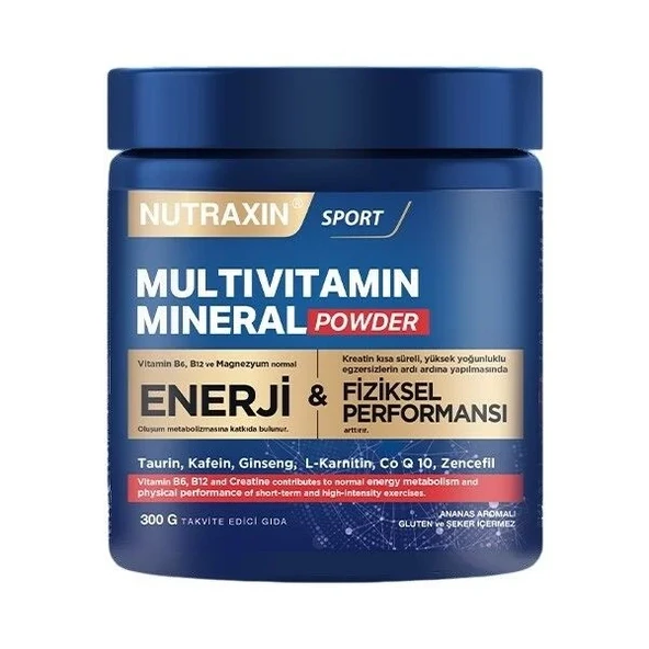 Nutraxin Multivitamin Mineral Powder 300 gr ürün görseli 1