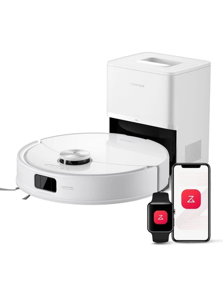 Roborock S8 Pro Plus Beyaz Çöp İstasyonlu Akıllı Robot Süpürge ürün görseli 1