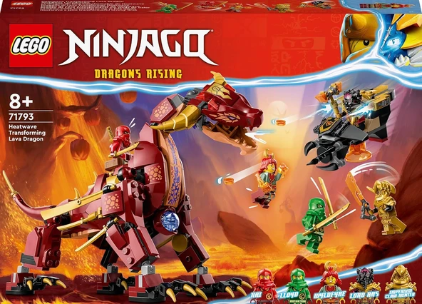 Lego 71793 Ninjago Heatwave Dönüşen Lav Ejderhası ürün görseli 1
