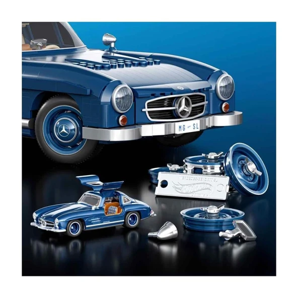 PTTAVM: Premium Serisi Mercedes-Benz 300 Sl Araba 1600 Parça Yapım