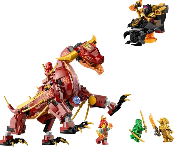 Lego 71793 Ninjago Heatwave Dönüşen Lav Ejderhası - Resim 2