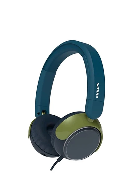 Philips 2000 Series Kristal Deniz Mavisi Unisex Çocuk Kulak Üstü Kablolu Kulaklık TAK2000CT/00 ürün görseli 1