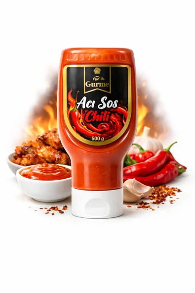Mr Gurme Acı Sos 500 Gr Chili Sos ürün görseli 1