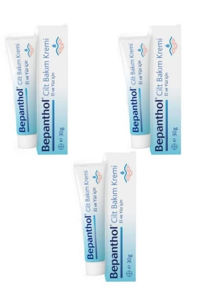 Bepanthol Nemlendirici Cilt Bakım Kremi 30 Gr 3 Lü Paket ürün görseli 1