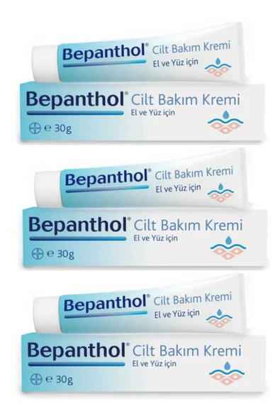 Bepanthol Provitamin B5 Içeren Cilt Bakım Kremi 30 gr X 3 Adet ürün görseli 1