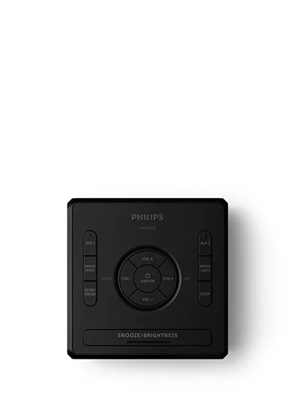 Philips TAR4600/10 Siyah Saatli Radyo - Resim 3