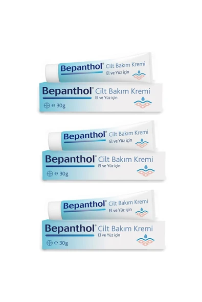 Bepanthol Cilt Bakım Kremi 30gr. x3 Adet ürün görseli 1
