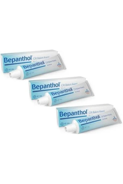 Bepanthol Cilt Bakım Kremi 30 Gr 3 Kutu ürün görseli 1