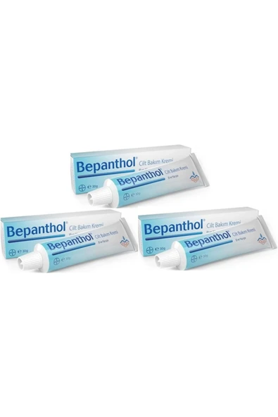 Bepanthol Cilt Bakım Kremi 30 gr x 3 Adet ürün görseli 1