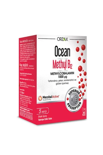 Ocean 1000 mg Methyl Cobalamin B12 Sprey 5 ml-MFREYON01035 ürün görseli 1