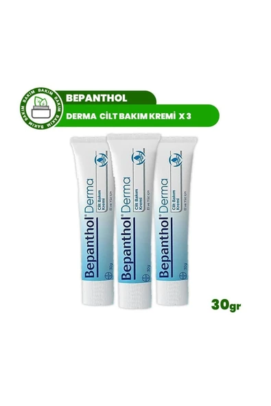 Bepanthol Derma Cilt Bakım Kremi 30 Gr X 3 ürün görseli 1