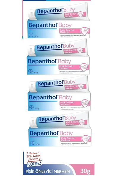 Bepanthol Baby Pişik Önleyici Merhem 30 gr 4 Adet ürün görseli 1