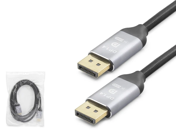 Displayport Kablo 8K 144 Hz 1.8 M - Siyah HDX7871 ürün görseli 1