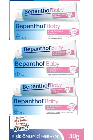 Bepanthol Baby Pişik Önleyici Merhem 30 Gr 3 Adet ürün görseli 1