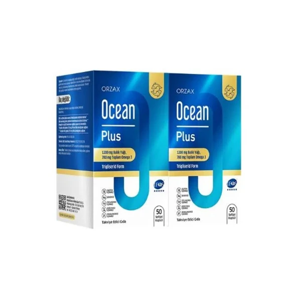 Ocean Plus Balık Yağı Kapsül Takviye Edici 50+50 Kapsül ürün görseli 1