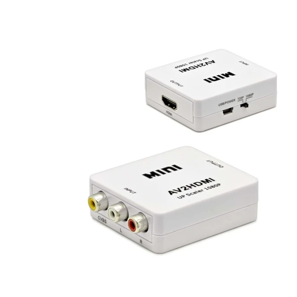 Dişi to HDMI Dişi Görüntü Dönüştürücü 1080p Full HD - Beyaz HDX1282 ürün görseli 1