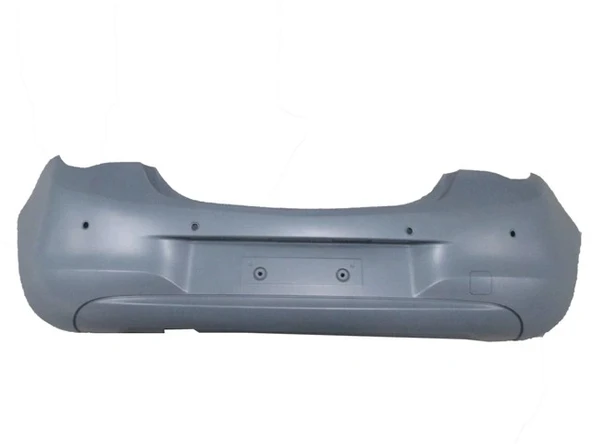 Opel Corsa E 2015-2019 Arka Tampon Gri (Sensör Delikli)(Tw) (Oem No: 1404690) ürün görseli 1