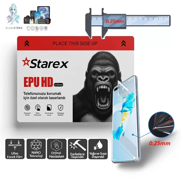 Tecno Pova 7 NEO NANO Ekran Koruyucu Ultra İnce AF EPU - 0.25 mm HD STAREX ürün görseli 1