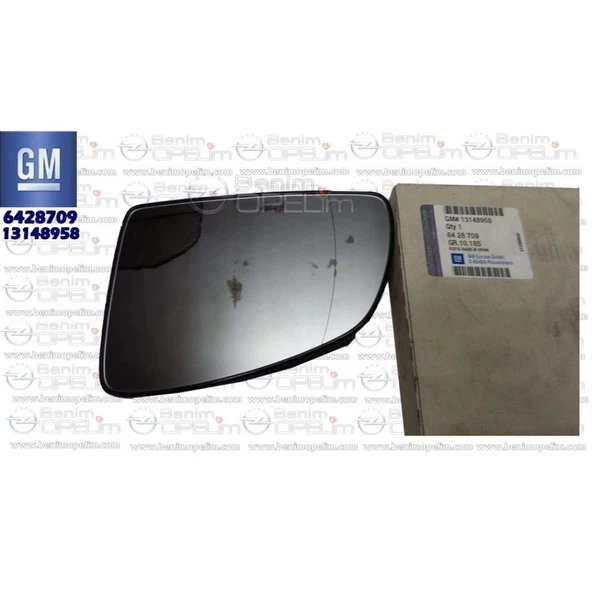 Opel Meriva 2003-2009 Ayna Camı Sol Manuel (Oem No (6428709 ) ürün görseli 1