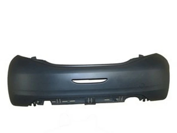 Peugeot 208 2012-2018 Arka Tampon (Astarlı Siyah - Sensör Deliksiz Phıra) (Adet) (Oem No:1607254580) ürün görseli 1