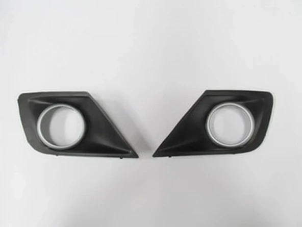 Peugeot 207 2009-2012 Sis Lamba Kapağı Sağ - Sol Set (2 Parça) Delikli Çerçevesi Gri (Adet) (Oem No:7452Zzx) ürün görseli 1