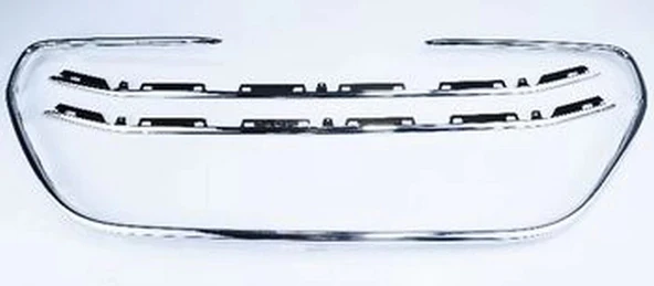 Peugeot 301 2013-2016 Ön Panjur Dış Nikelaj Çıtası (3 Parça) Set (Pleksan) (Adet) (Oem No:1608715980) ürün görseli 1