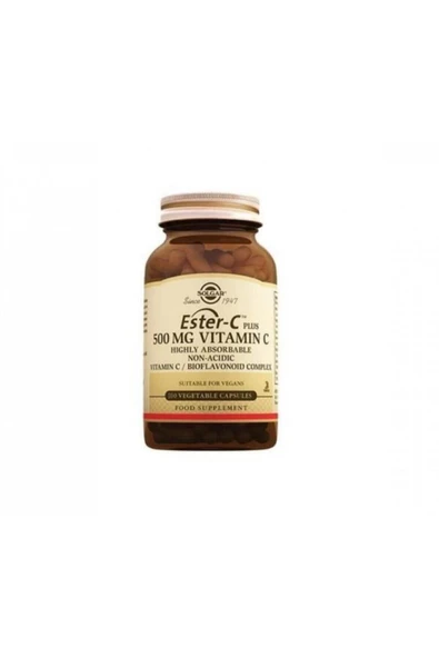 Solgar Ester-C 500 mg 100 Kapsül ürün görseli 1