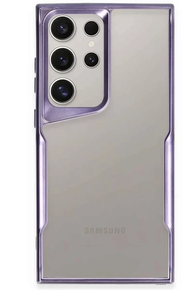 Newface Samsung Galaxy S24 Ultra Kılıf Boyi Silikon Kapak - Derin Mor ürün görseli 1