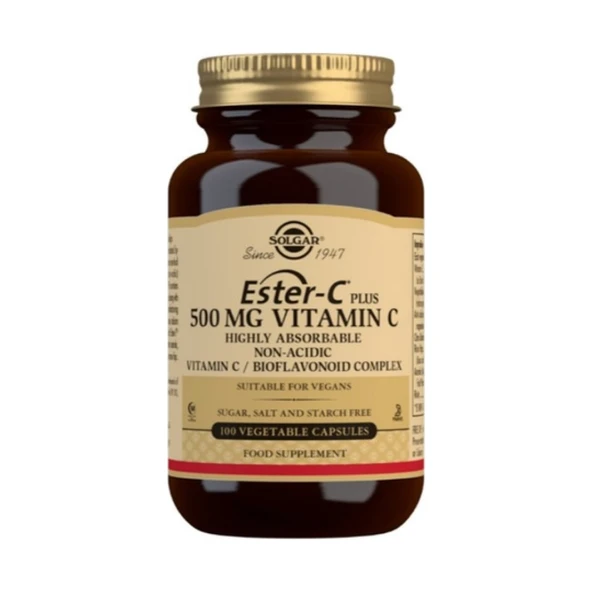 Solgar Ester-C Plus 500 Mg 100 Kapsül ürün görseli 1