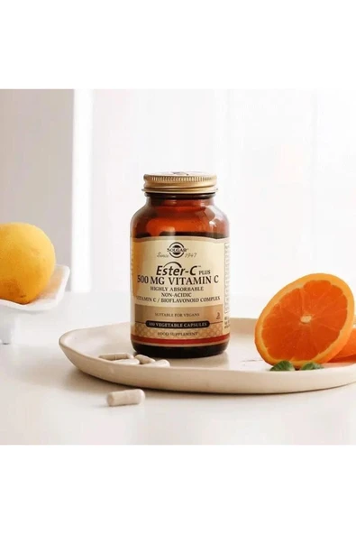 Solgar Ester-c 500 Mg 100 Kapsül 2 Adet - Resim 2