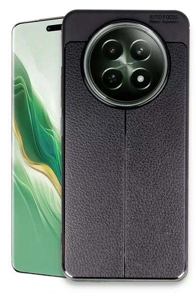 Newface Realme 12 5G Kılıf Auto Focus Kapak - Siyah ürün görseli 1