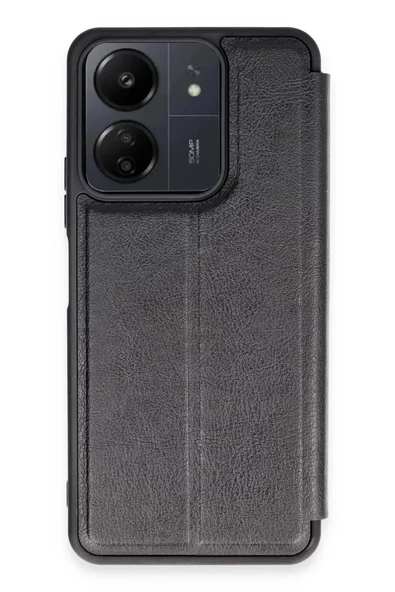 Newface Xiaomi Redmi 13C Kılıf Flip Cover - Siyah ürün görseli 1