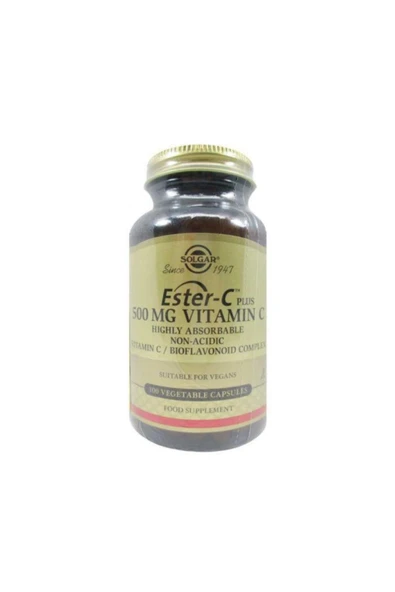 Solgar Ester-c Plus 500mg Vitamin C 100 Kapsül ürün görseli 1