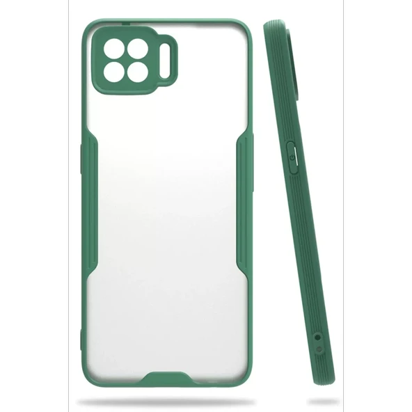 Newface Oppo A73 Kılıf Platin Silikon - Yeşil - Resim 2