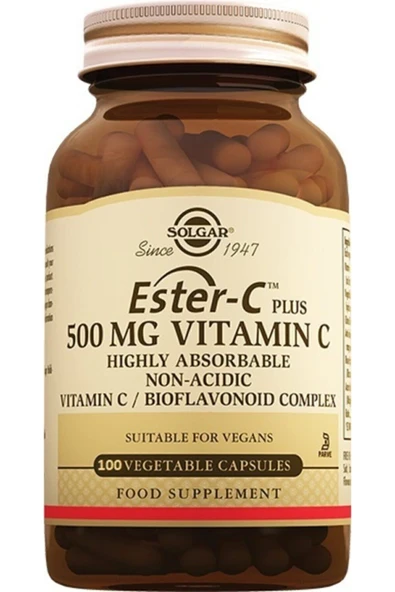 Solgar Ester C Plus 500 Mg 100 Kapsul - Resim 3