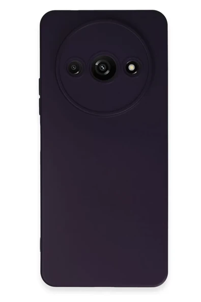 Newface Xiaomi Redmi A3 4G Kılıf Nano içi Kadife Silikon - Mor ürün görseli 1