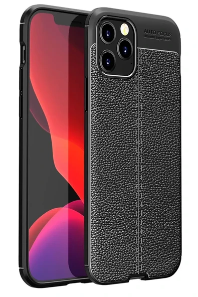 Newface Apple iPhone 12 Pro Max Kılıf Auto Focus Kapak - Siyah ürün görseli 1