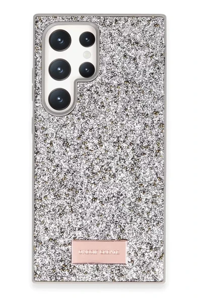 Onegif Samsung Galaxy S23 Ultra Bright Simli Kapak - Gümüş ürün görseli 1