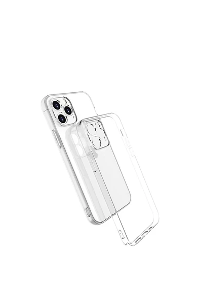 Newface Apple iPhone 16 Pro Kılıf Lüx Şeffaf Silikon - Resim 3