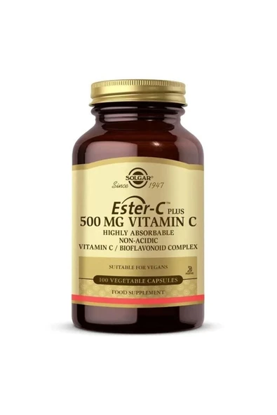 Solgar Ester-c Plus 500 Mg 100 Kapsül ürün görseli 1