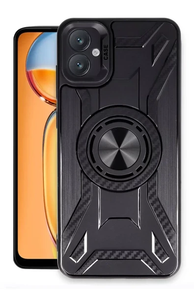 Newface Samsung Galaxy A05 Kılıf Lincoln Silikon - Siyah ürün görseli 1